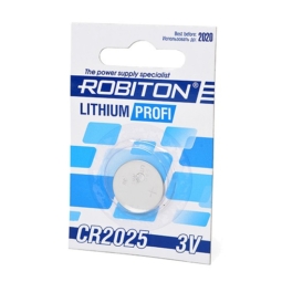 Батарейка Robiton profi CR2025 BL-1 (40)(1800)