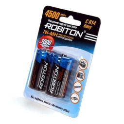 Аккумулятор Robiton R14 4500mAh Ni-MH BL2 (50)(200)
