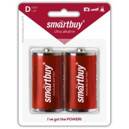 Батарейка Smartbuy LR20 BL2 (12)(96)
