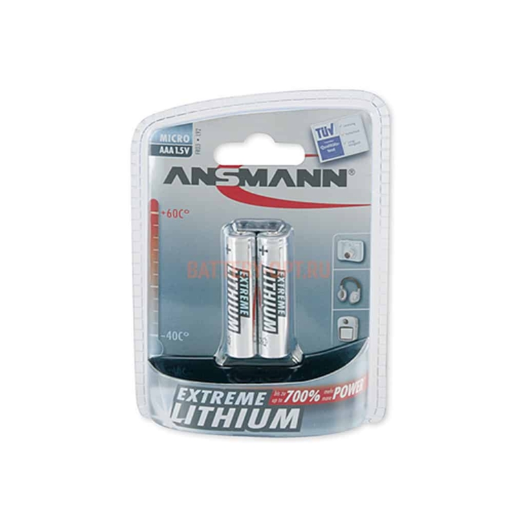 Элемент питания Ansmann extreme FR03 BL-2 (20)(100)