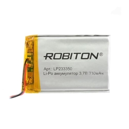 Аккумулятор Robiton LP233350 310mAh 3,7V Li-Po (1)(250)