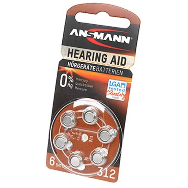 Элемент питания Ansmann ZA312 BL-6 (60)(600)