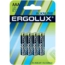 Батарейка Ergolux LR03 BL-4 Алкалиновая