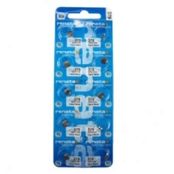 Батарейка Renata R379 (SR521SW, 1.55V, 16mAh, 5.8x2.1mm) BL-10 (100)