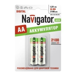 Navigator Аккумулятор HR06 2100mAh 2BL (20)(100) Элем.электропитания