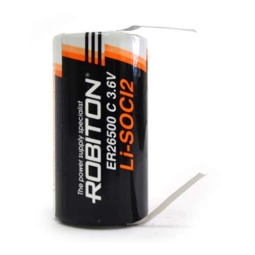 Батарейка Robiton ER26500 (C) с лепестковыми выводами б/б (2)(10)(200)