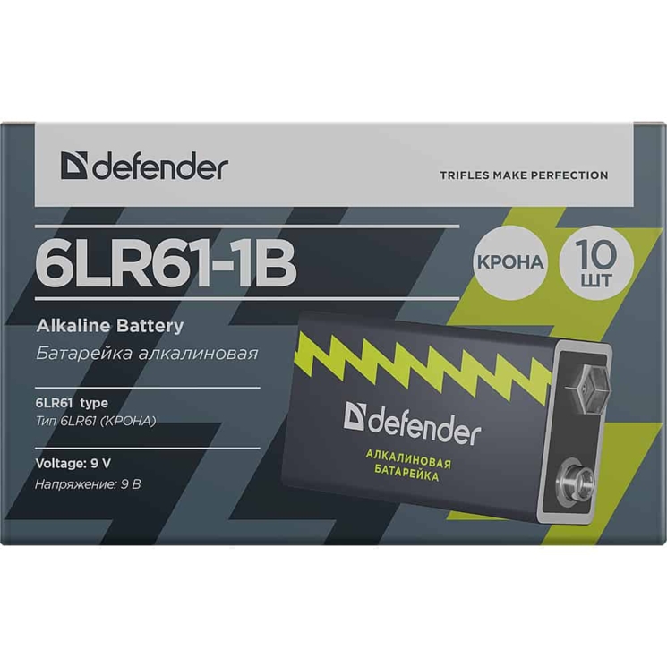 Defender 6LR61-1B в упаковке 10 штук