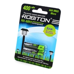 Аккумулятор Robiton R03 400mAh Ni-MH BL-2 (50)(200)