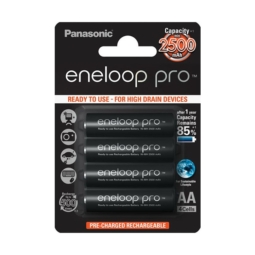 Аккумулятор Panasonic eneloop pro R6 2500mAh Ni-Mh BL4 (40)(480)