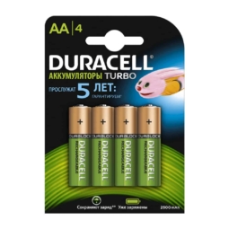 Аккумулятор Duracell duralock HR6 2500mAh Ni-Mh BL4 (40)(15000)