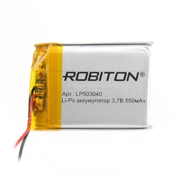 Аккумулятор Robiton LP503040 550mAh 3,7V Li-Po (1)(250)