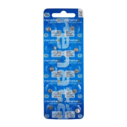 Батарейка Renata R317 (SR516SW 5.8x1.6mm, 10mAh 1.55V) BL10 (100)
