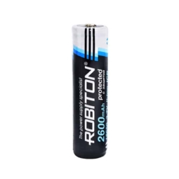 Аккумулятор Robiton 18650 2600mah 3.7V Li-ion SAM2600 защ, PB1 (96)(192)