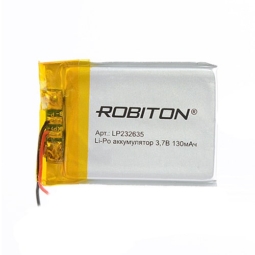 Аккумулятор Robiton LP232635 130mAh 3,7V Li-Po (1)(250)