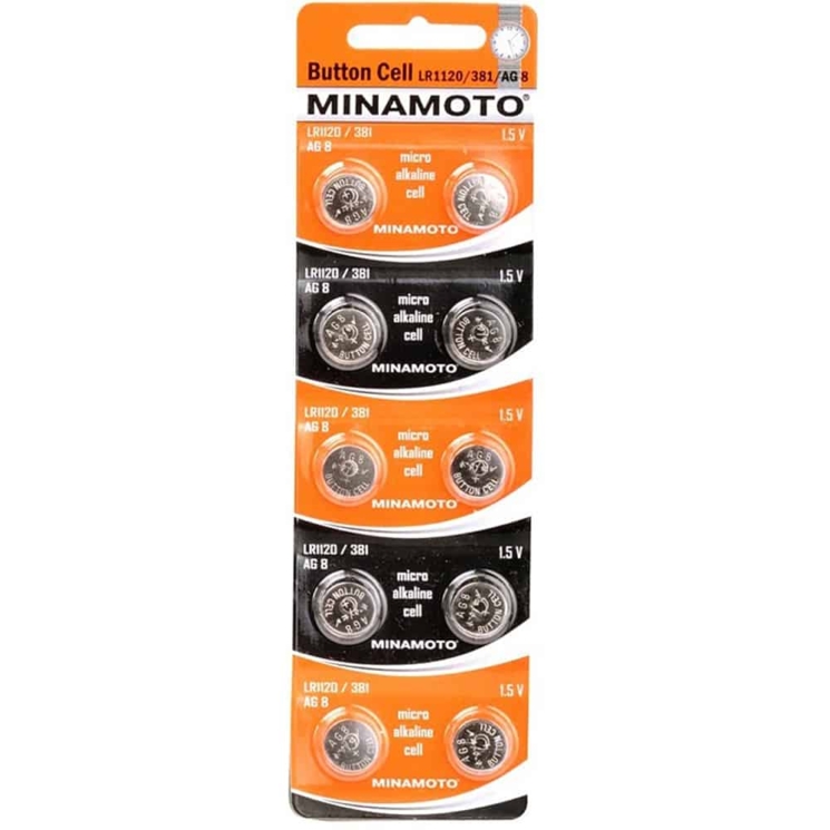 Батарейка Minamoto AG8 BL-10 (200)(1000)