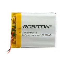 Аккумулятор Robiton LP443442 600mAh 3,7V Li-Po (1)(250)