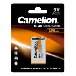 Аккумулятор Camelion 6F22 250mAh Ni-Mh BL-1 (12)