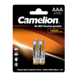 Аккумулятор Camelion R03 1000mAh Ni-Mh BL-2 (24)