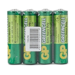 Батарейка GP R6 (15G, AA) Greencell 1.5V SR4 (40)(200)(1000)