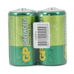 Батарейка GP R14 (14G, C) Greencell 1.5V SR2 (24)(480)