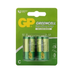 Батарейка GP R14 (14G, C) Greencell 1.5V BL2 (20)(240)