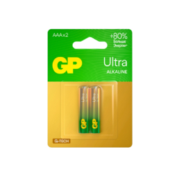 Батарейка GP LR03 (24AU, AAA) Ultra 1.5V BL2 (20)(160)