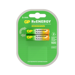 Аккумулятор GP 100AAAHC (HR03) ReEnergy 950mAh Ni-Mh 1.5V BL2 (20)(200)