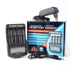З/У Robiton MasterCharger Pro (Микропроцессорное, 4 слота с дисплеем)