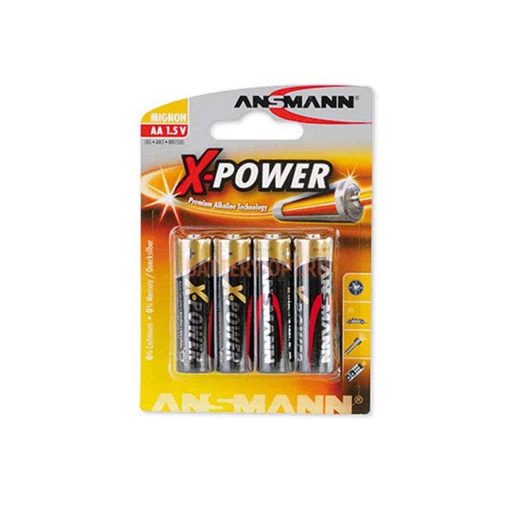 Элемент питания Ansmann x-power LR6 BL-4 (80)(400)