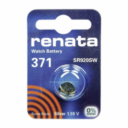 Батарейка Renata R371 (SR920SW, 1.55V, 35mAh, 9.5x2mm) BL1 (10)(100)