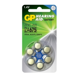 Батарейка GP ZA675 BC6 (60)(300)(3000)