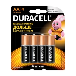 Батарейка Duracell LR6 (MN1500) BL4 (80)