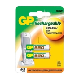 Аккумулятор GP R03 (650mAh) (Картон) (28)(224)