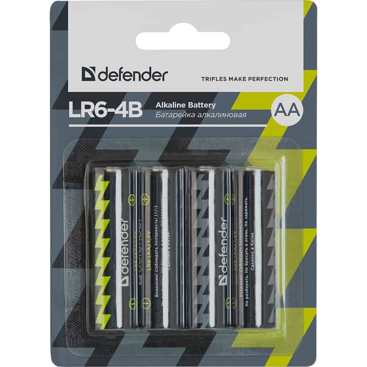 Defender LR6-4B AA, в блистере 4 шт (48)(576)