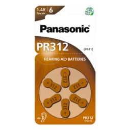 Батарейка Panasonic PR-312 BL-6 (60)