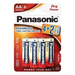 Батарейка Panasonic LR6 pro power BL-4+2 (72)