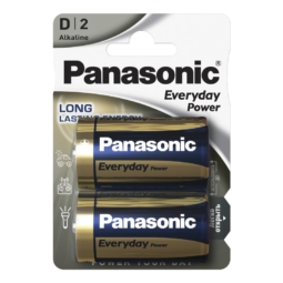 Батарейка Panasonic LR20 everyday power BL-2 (24)(120)
