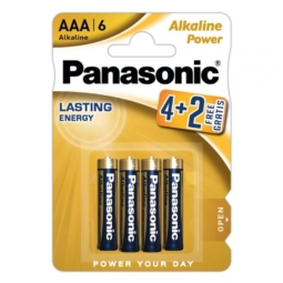Батарейка Panasonic LR03 alkaline power BL4+2 (72)
