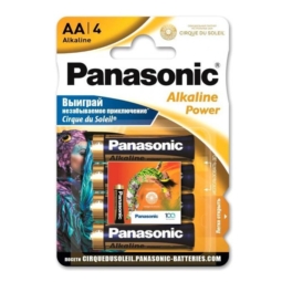 Батарейка Panasonic LR6 alkaline power BL-4 promo (48)(240)