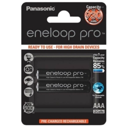 Аккумулятор Panasonic eneloop pro R03 930mAh Ni-Mh BL2 (20)(240)