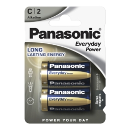 Батарейка Panasonic LR14 everyday power BL-2 (24)(120)