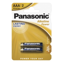 Батарейка Panasonic LR03 alkaline power BL2 (24)(120)