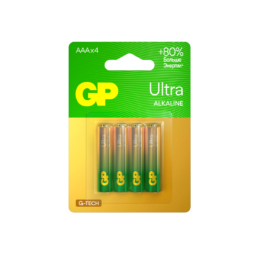 Батарейка GP LR03 (24AU, AAA) Ultra 1.5V BL4 (40)(320)