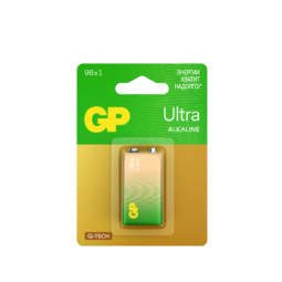 Батарейка GP 6LF22 (1604AU, Крона, E) Ultra 9V BL1 (10)(200)