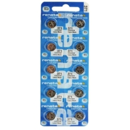 Батарейка Renata R371 (SR920SW, 1.55V, 35mAh, 9.5x2mm) BL10 (100)