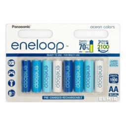Аккумулятор Panasonic eneloop R6 1900mAh Ni-Mh BL-8 (80)(320)