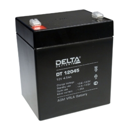 Аккумулятор Delta DT 12045 (Cвинцово-кислотный 12V 4,5Ah для охранных систем)