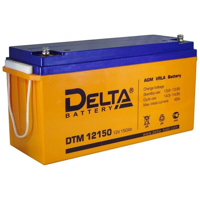 Agm срок службы. Delta DTM 12150 L (12v/150ah) аккумуляторная батарея. Delta Battery DTM 12150 L 150 А·Ч. Аккумуляторная батарея Delta DTM 12120 L. Delta DTM 1255 L (12в/55ач).
