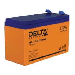 Аккумулятор Delta HR12-9 (Cвинцово-кислотный 12V 9Ah)