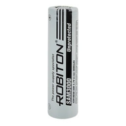 Аккумулятор Robiton 18650 3000mAh 3,7V Li-ion SAM3000 б/з PB-1 (80)(160)